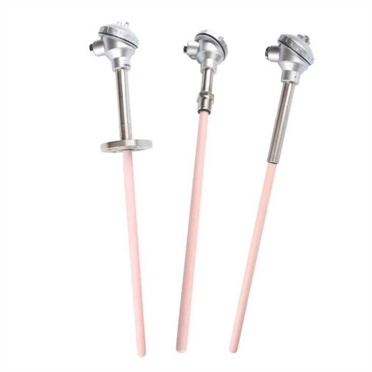 Visokotemperaturni platinasti rodijev termoelement tipa Pt100 s korundovom cijevi