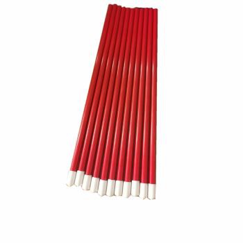 Aluminijski profil cijevi od 9mm crvenim prahom